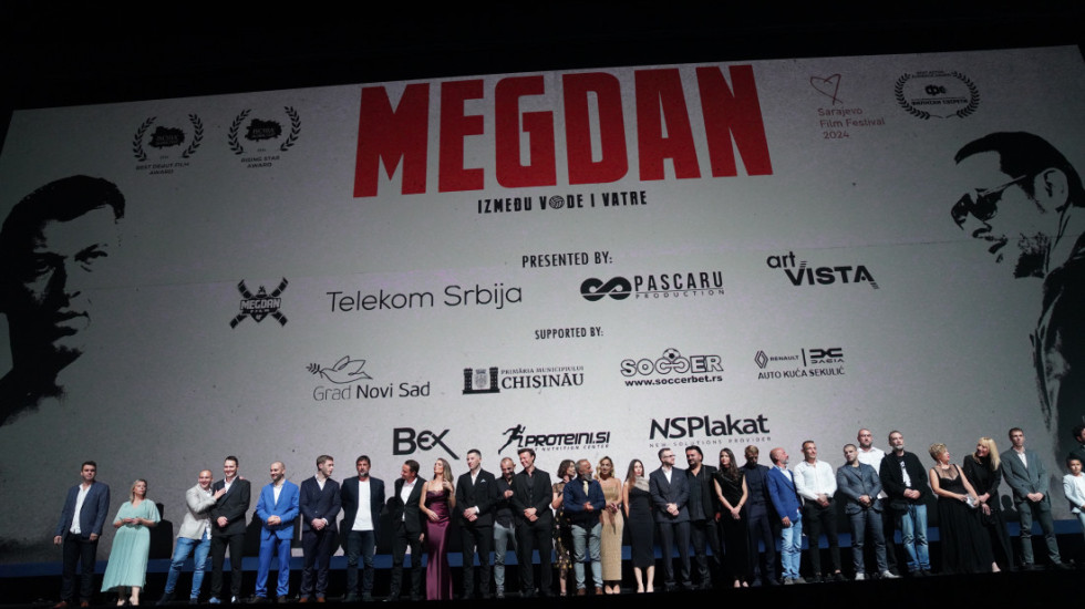 Film Megdan prvi prikazan u renoviranoj Plavoj dvorani, glumci nagrađeni ovacijama