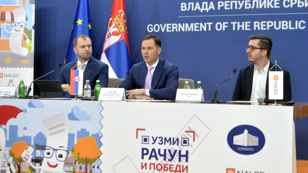 Poreska uprava: Poslato više od 71,9 miliona računa za nagradnu igru "Uzmi račun i pobedi"