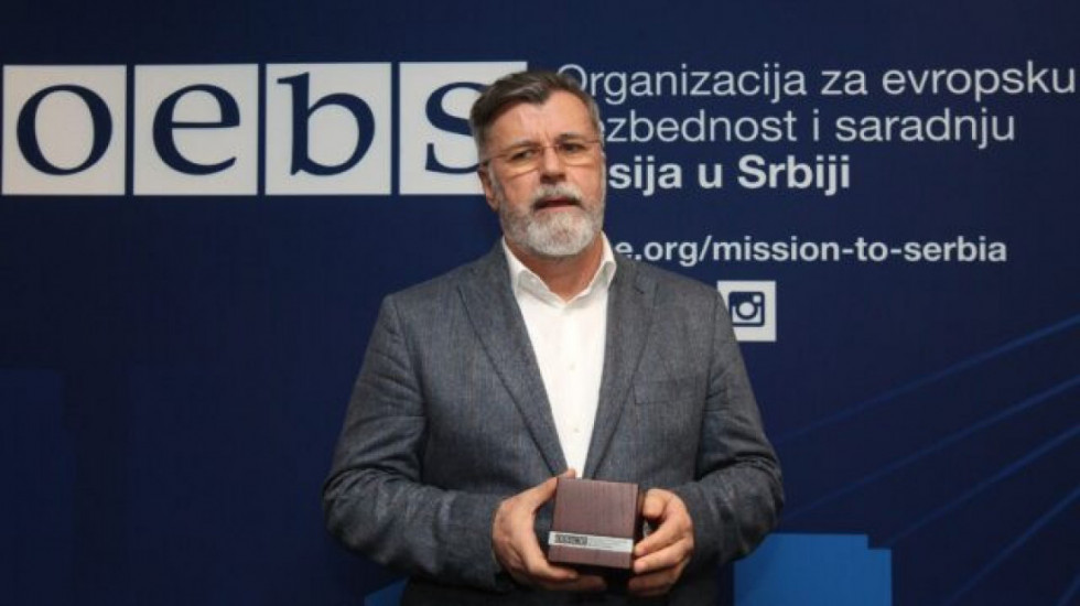 Veran Matić među dobitnicima nagrade "Ličnost godine" za 2024. u izboru Misija OEBS-a u Srbiji