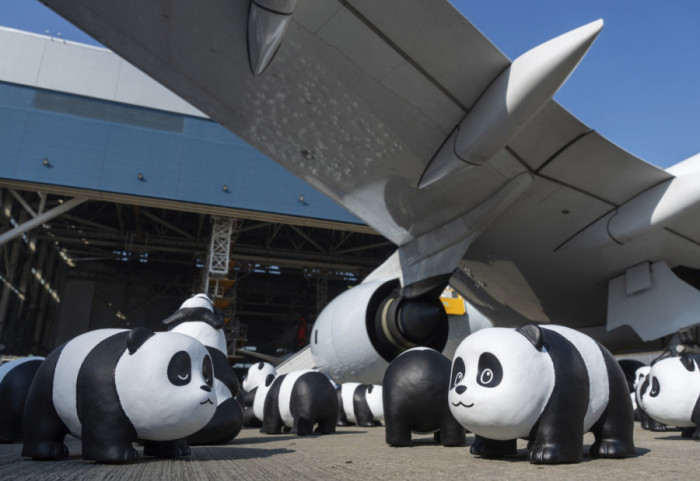 (FOTO) Nekoliko hiljada skulptura džinovskih pandi izloženo u Hong Kongu