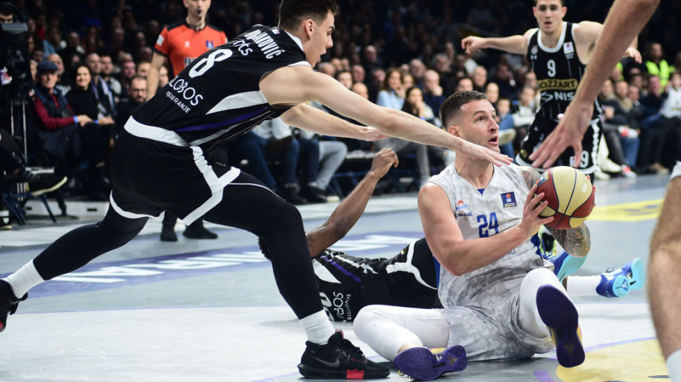 Prvi poraz Partizana u ABA ligi, Budućnost slavila u Areni