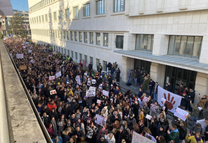 Određen pritvor muškarcu (70) koji je pretio nožem studentima Medicinskog fakulteta u Novom Sadu