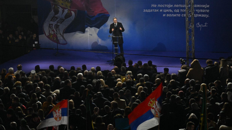 Serbian President Calls for Student Dialogue at Jagodina Rally