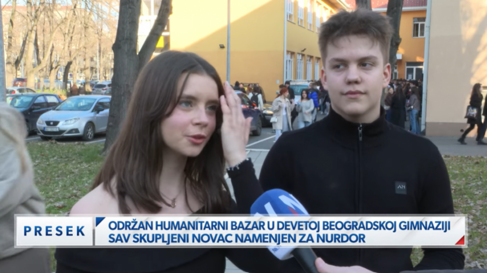 (VIDEO) Veliko srce đaka Devete beogradske gimnazije: Skupili skoro pola miliona dinara za decu obolelu od raka