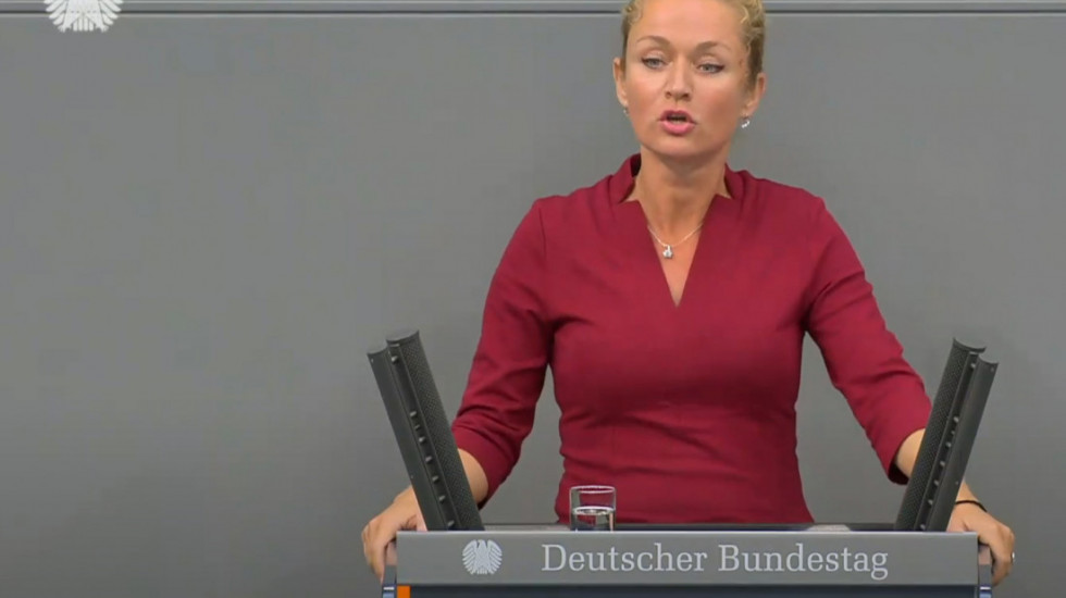 Poslanica Bundestaga Žaklin Nastić: AfD zloupotrebljava nepravdu koja je učinjena Srbiji u jeftine predizborne svrhe