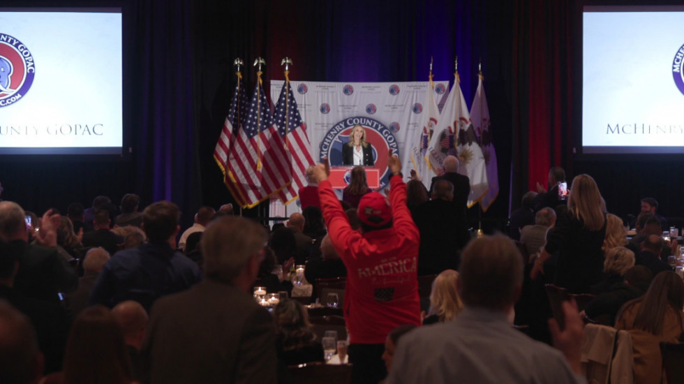 Businessmen from Serbia at a Dinner with Lara Trump in Chicago