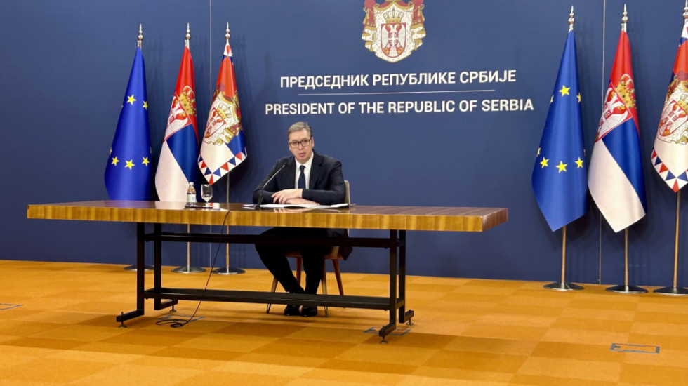 Vučić o protestu: Ne planiramo da uvedemo vanredno stanje osim ako dođe do ogromnog napada na snage bezbednosti