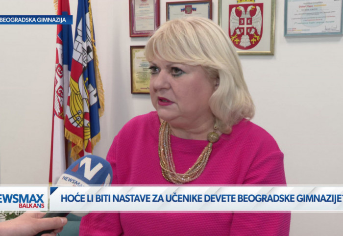 (VIDEO) Direktorka Devete gimnazije: Nisam pustila batinaše, došli su roditelji koji žele da im deca idu u školu