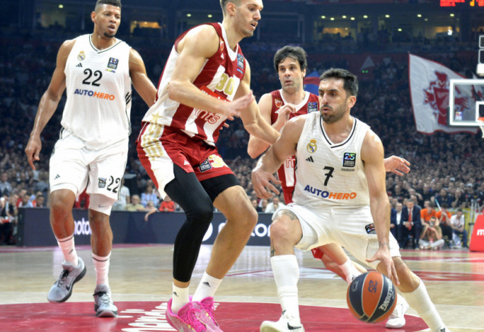(FOTO) Zvezda poražena u Areni od Real Madrida u utakmici 32. kola Evrolige