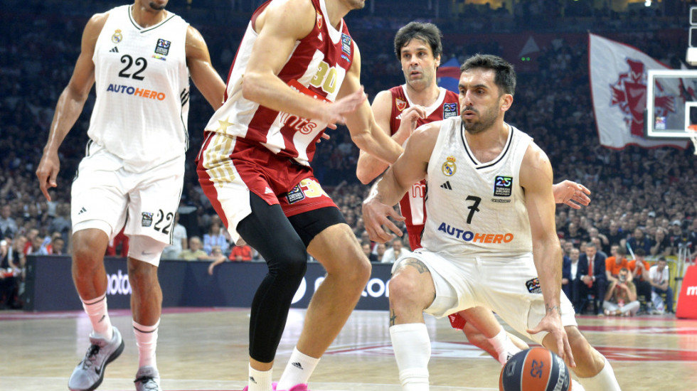 (FOTO) Zvezda poražena u Areni od Real Madrida u utakmici 32. kola Evrolige