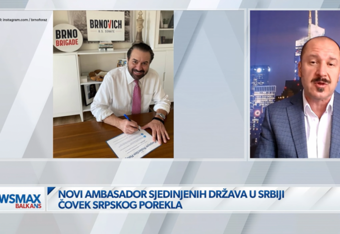(VIDEO) Dopisnik Newsmax Balkans iz Čikaga o novom ambasadoru SAD: Čestit čovek kakvog je teško naći u politici