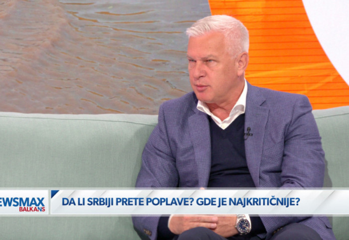 (VIDEO) Direktor "Srbijavoda" za Newsmax Balkans: Nemamo teških situacija, moguća izlivanja na neuređenim delovima sliva