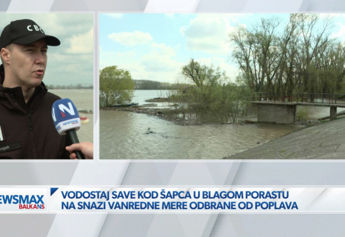 Vodostaj Save kod Šapca u blagom porastu s tendencijom rasta: "Nivo će ići do 540 centimetara, za sad nema ugroženih"