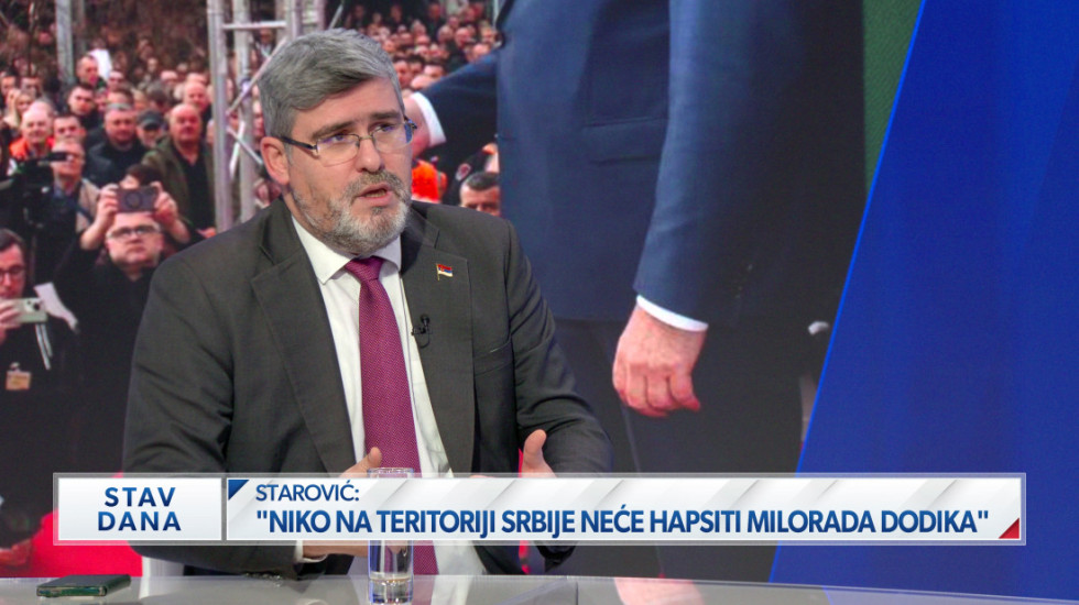 (VIDEO) Ministar Starović: Treba formirati novu vladu kao vrstu pružene ruke za dijalog u okolnostima tenzije