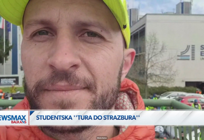(VIDEO) Kragujevčanin kombijem prati studente do Strazbura: "Svuda nas dočekuju naši ljudi, svaki susret je pun emocija"