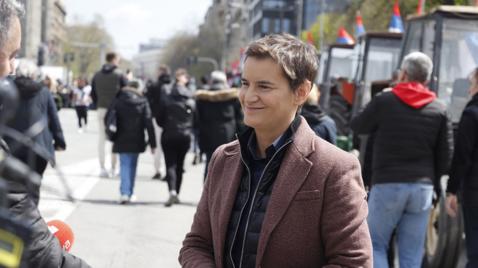 Brnabić: Skup "Ne damo Srbiju" simboliše kraj podela