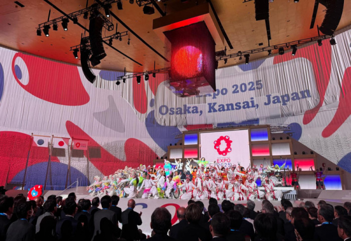(FOTO) U Osaki otvoren EXPO 2025 u Japanu: Na otvaranju se vijorila zastava Srbije