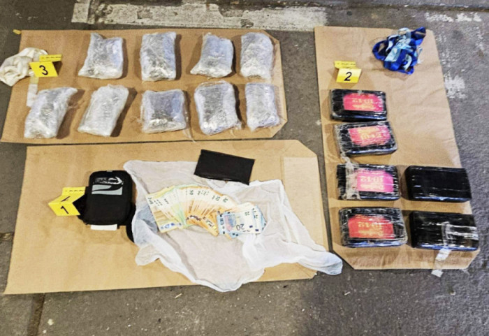 (FOTO) Zaplenjeno 7,8 kilograma kokaina, marihuana i amfetaminsko ulje u Novom Sadu: Uhapšene tri osobe
