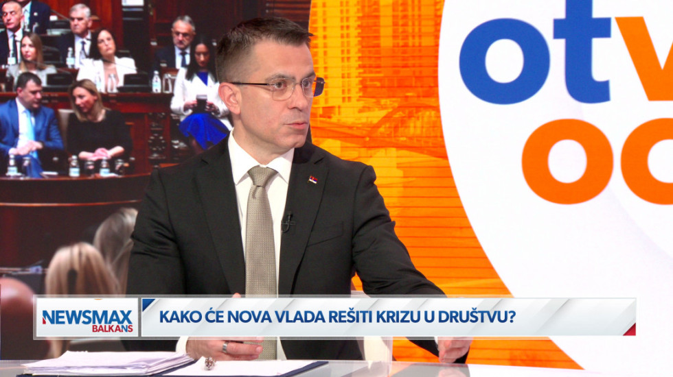 (VIDEO) Ministar Milićević za Newsmax Balkans: Nova vlada može da reši izazove, pružena ruka za dijalog sa studentima