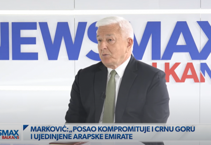 (VIDEO) Marković za Newsmax Balkans: Kompromitovani i Crna Gora i Emirati, Spajić obmanjuje, Milatović ide za egom