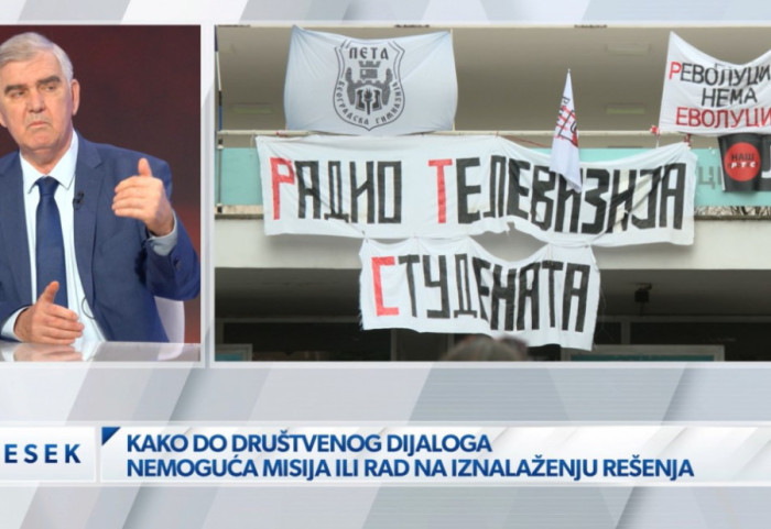 Ministar za ljudska i manjinska prava Demo Beriša: "Razgovaraću sa studentima gde god budu želeli, to je moj zadatak"