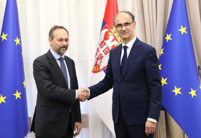 Prime Minister Macut Meets with EU Delegation Chief: EU Membership Is Serbia’s Priority