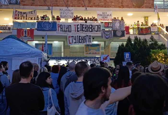 Studenti ispred RTS: Završena blokada javnog servisa nakon 14 dana