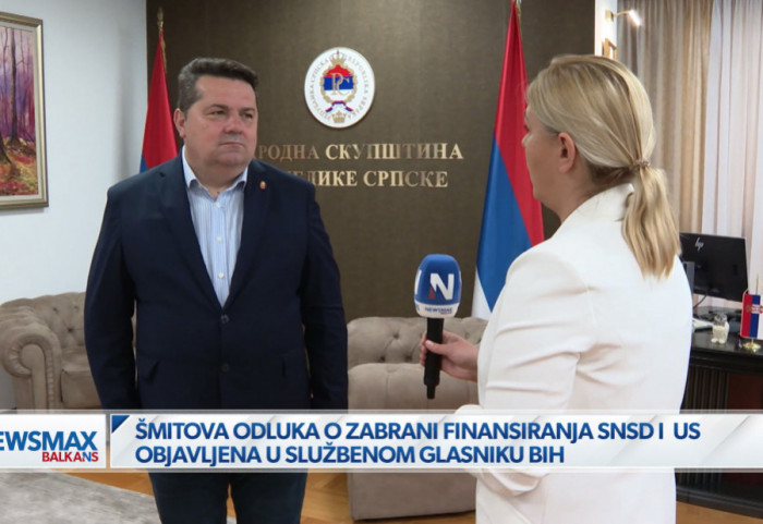 (VIDEO) Stevandić u intervjuu za Newsmax Balkans: "Kristijan Šmit je pokazao da želi da menja volju naroda"