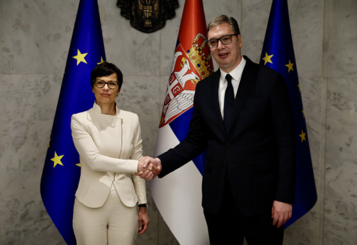(FOTO) Vučić o susretu s Kos: Dobar razgovar o ključnim izazovima na evropskom putu
