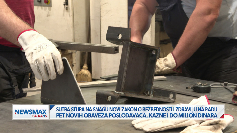 (VIDEO) Kazne i do milion i po dinara: Šta donose izmene Zakona o bezbednosti i zdravlju na radu