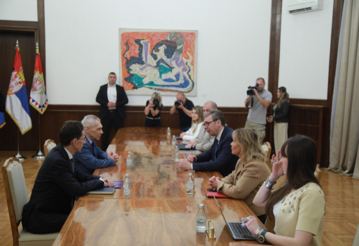 President of Serbia Held Separate Meetings with Russian and British Ambassadors