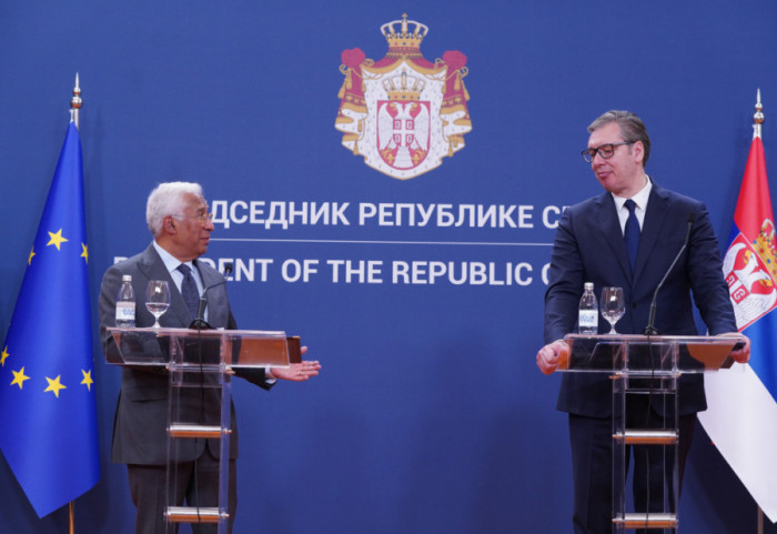 "Budućnost Srbije je u Evropskoj uniji", poručili Vučić i Košta posle sastanka