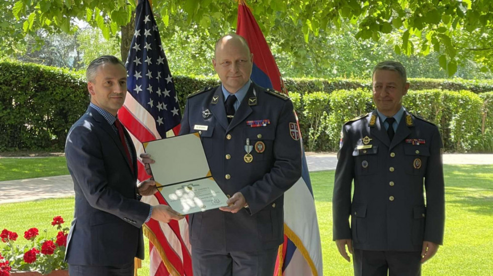 Two Members of the Serbian Armed Forces Receive U.S. Army Decorations