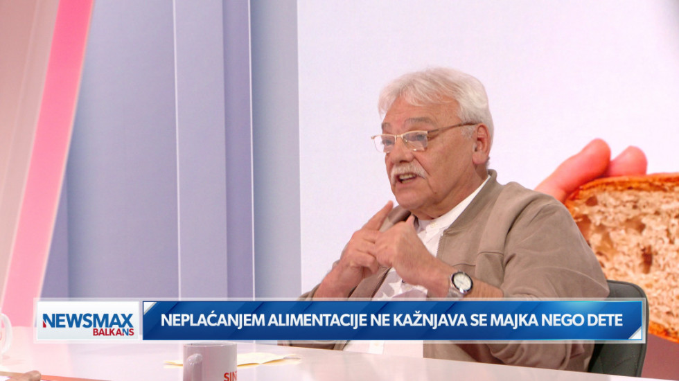 (VIDEO) Dragan Vulević u Sintezi: Ako otac beži od alimentacije - neka plaćaju baba i deda
