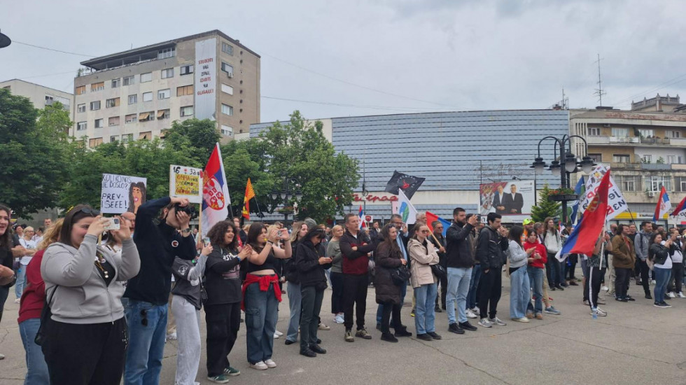 (FOTO/VIDEO) Završen studentski protest "Sloboda kreće sa istoka" u Zaječaru