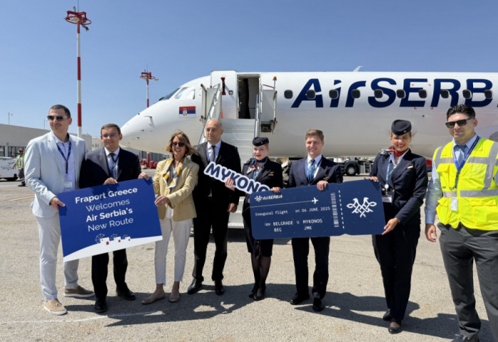 Mikonos - sedma destinacija Er Srbije u Grčkoj: Dva direktna leta nedeljno do kraja letnje sezone