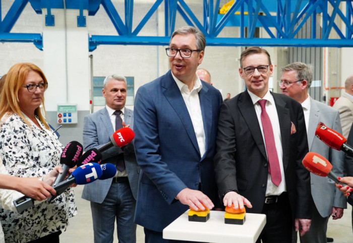 (FOTO) Otvorena fabrika PWO u Čačku: "Zaposlićemo do 800 radnika, narednih dana otvaranje deonice puta do Požege"