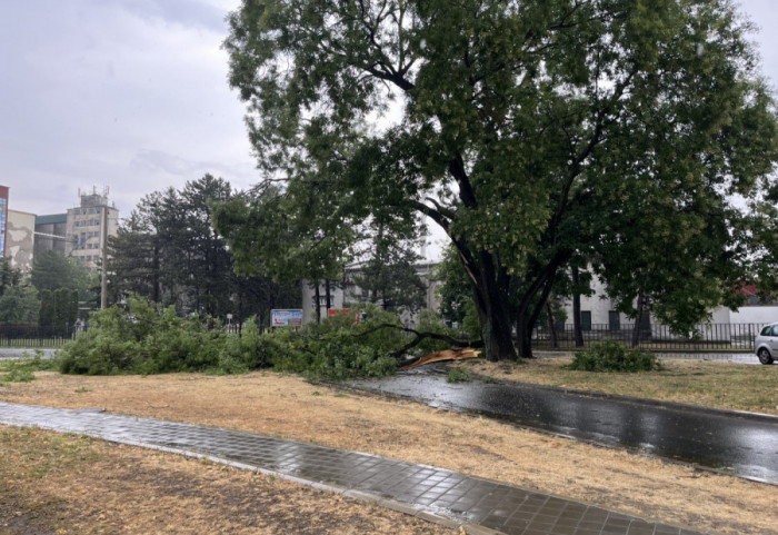 (FOTO/VIDEO) Olujni vetar u Beogradu, Vojvodinu pogodili i obilni pljuskovi