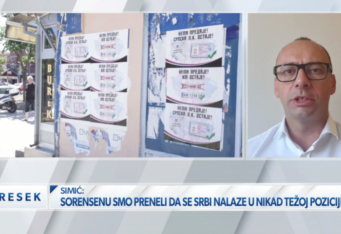 (VIDEO) Simić (Srpska lista): Izjava Grenela signal i predstavnicima vlasti u Prištini
