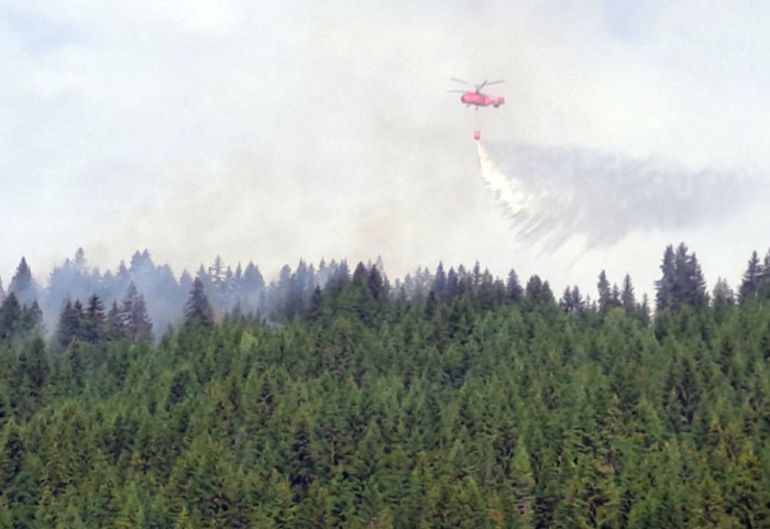 (VIDEO) Zbog požara vanredna situacija na delu opštine Kladovo, vatru gase helikopteri