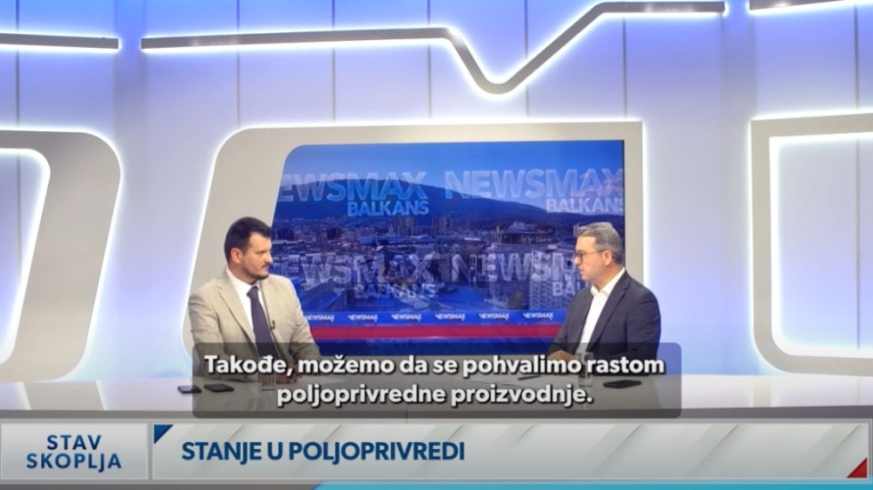 (VIDEO) "Ključ budućnosti u mladima": Makedonski ministar za Newsmax Balkans o novom pravcu poljoprivrede i rezultatima