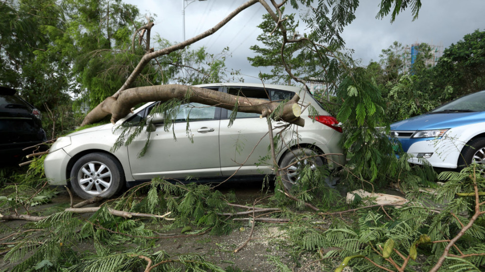 Oborena stabla, oštećeni automobili: Olujno nevreme pogodilo Skoplje, više od 50 intervencija